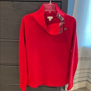 J Crew Factory NWT red sweatshirt. Size S